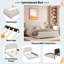 Lit plateforme tapissier avec tissu épais et design élégant en forme de courbe-1881586089