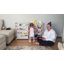 Large Toy Storage Organizer With 12 Toy Bins, Toy Organizers And Storage With 4 Tier Bookshelf For Kids Room, Playroom, Nursery Room
