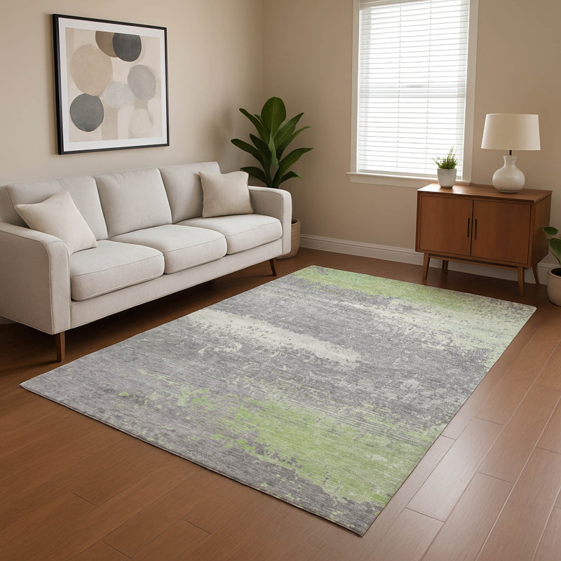 Premium Machine Washable Otte AMF1777 Modern Rug, Rectangle 10' x 14'