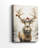 Midnight of Golden Yule-Premium Gallery Wrapped Canvas-795002941