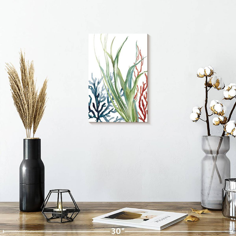Brampt Ocean Garden II, 12" H x 8" W