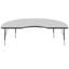 Table d'activité 48 "x 72" avec moulures en T et pieds réglables-122266764-99077991