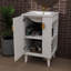 Armoire de salle de bain debout de 20 pouces avec compartiment de rangement latéral à porte à fermeture en douceur et cuve en céramique-1566003745