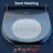 Smart Bidet Toilet with Clean Foam Shield Splash Proof, 1000g MaP Powerful Flush,ADA Comfort Height, Auto Open/Close & Foot Sensor Operation,Moving/Fast Warm Air Dryer, Built in Tank, Blackout Flush, Luxury One-piece Elongated Toilet Bidet