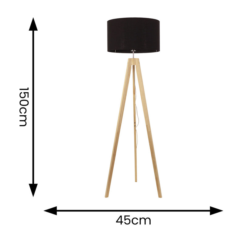 Byersville 150cm Tripod Floor Lamp