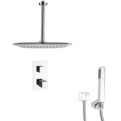 Orsino Complete Shower System with Rough in-Valve