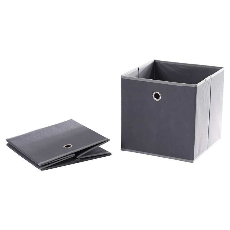 Bac en tissu Huertas, Gris foncé