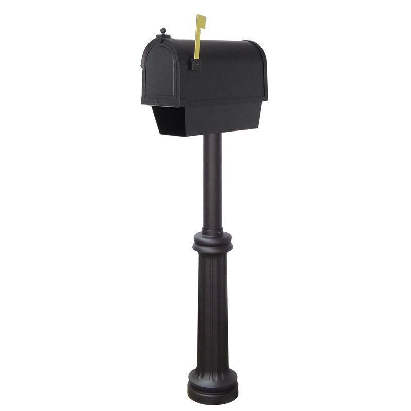 Berkshire Aluminum Post Mounted Post Box