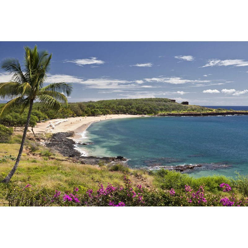 Manele Bay Hawaii - Wrapped Canvas Print, 81cm H x 122cm W x 3.8cm D