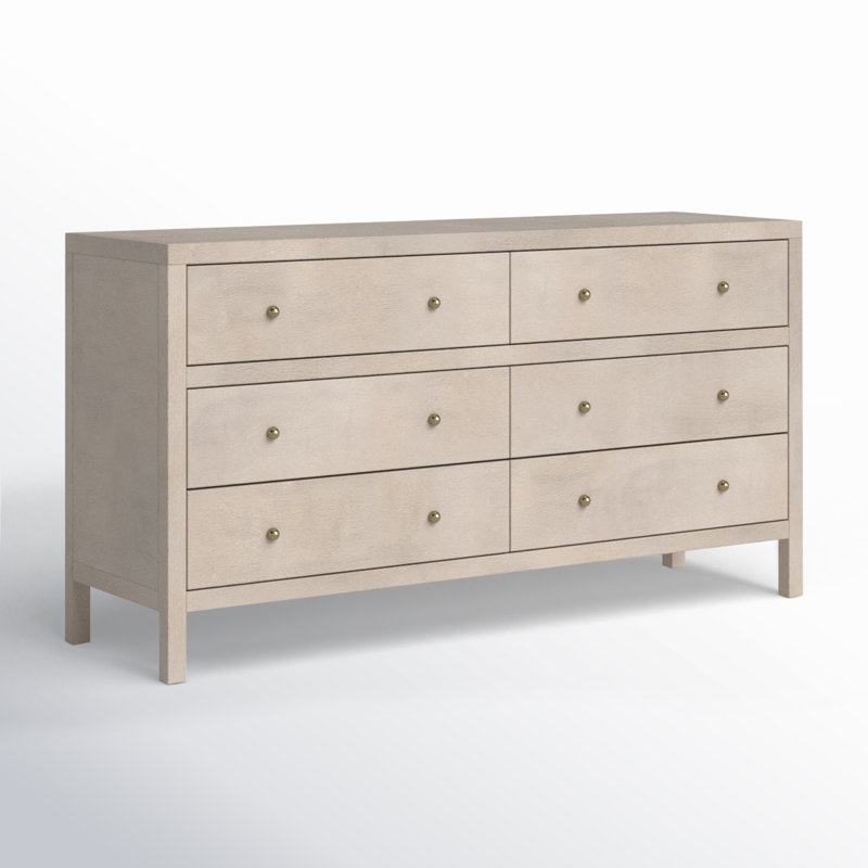 Celine 6-Drawer Dresser, Antique Taupe