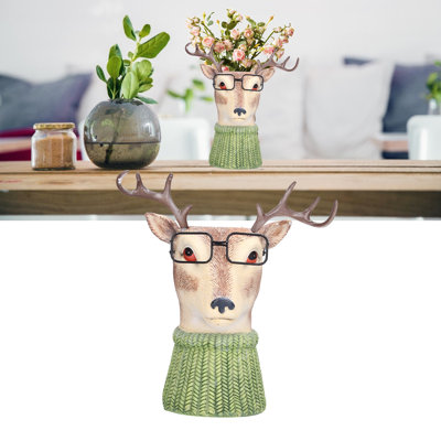 Décoration de vase animalière en résine innovante pour le jardinage Chambre de bureau à domicile F668985