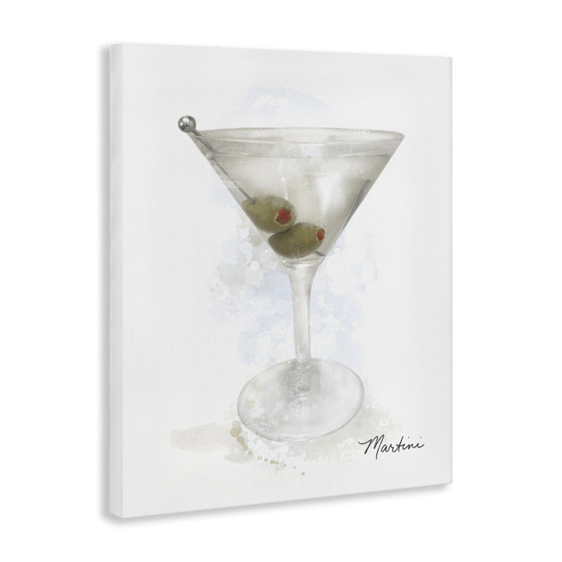 Toile martini douce et douce, design par Matthew Piotrowicz, H 48 po x l 36 po