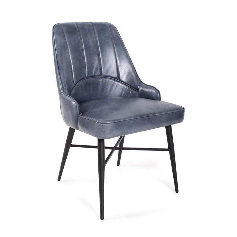 Fauteuil d'appoint en cuir de Melbourne