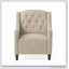 Fauteuil rembourré avec repose-pieds, chaise de chambre à coucher
