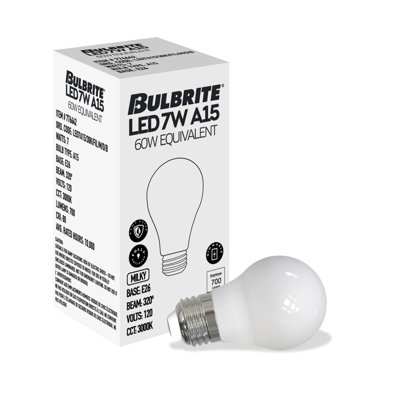 Équivalent à 60 watts, ampoule DEL A15 à intensité variable, blanc chaud E26 / culot moyen (standard)
