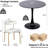 Round Dining Table Sets With 2 Chairs-120921667-120921665