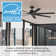 72" 7 - Blade ENERGY STAR Damp Rated Standard Ceiling Fan with Wall Control