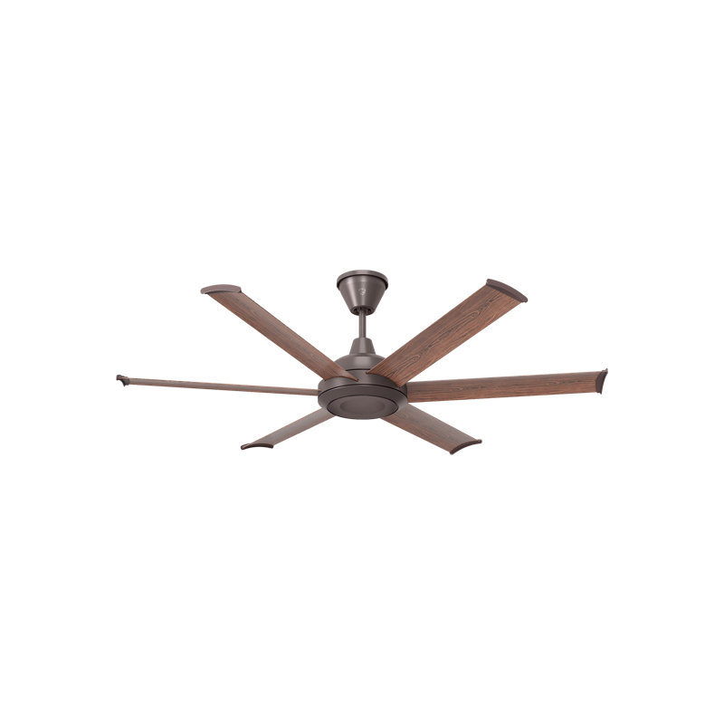 Bison Ceiling Fan, No Light, Oil-Rubbed Bronze, 60" Wide