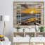 «Open Window to Bright Yellow Sunset», photographie-168042348-168042325