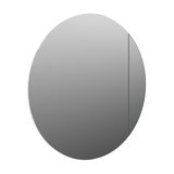 Recessed Frameless Single Door Medicine Cabinet with Adjustable Shelves