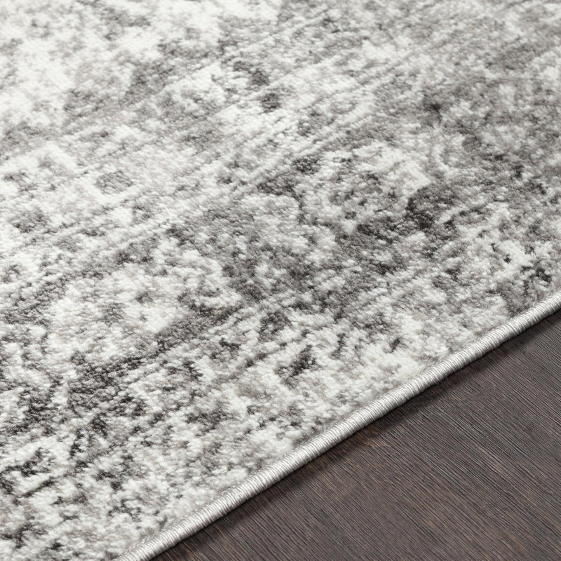 Tapis oriental Fitz, Rectangulaire 2 pi x 3 pi, Charcoal