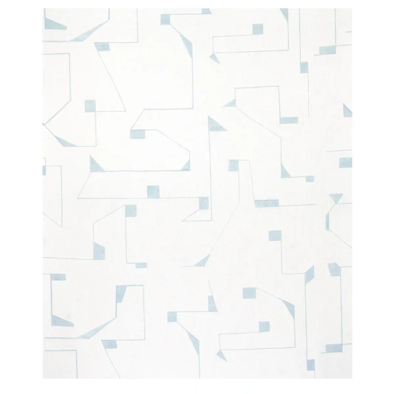Schumacher x Porter Teleo Circuit Fabric, Sky