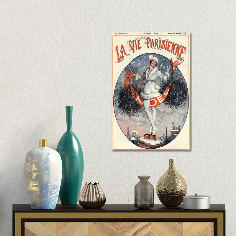 1921 La Vie Parisienne Magazine Cover by The Advertising Archives - Gallery-Wrapped Canvas Giclée on Canvas, Canvas