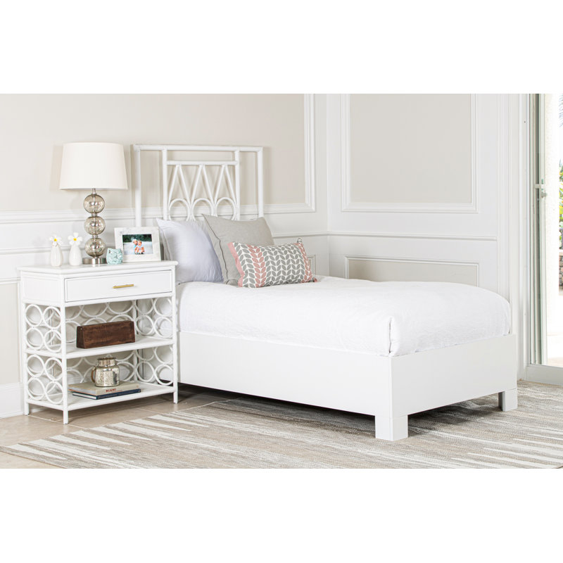 Michelle Standard Bed, White, Twin XL