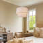 Luminaire à pédale en lin à 3 lumières de couleur velours beige à 3 lumières pour îlot de cuisine 19,6 po