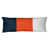 Bleu marine / orange / blanc