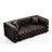 Compression Modern Sectionals, 77 Faux Leather Tufted Sofa for Home