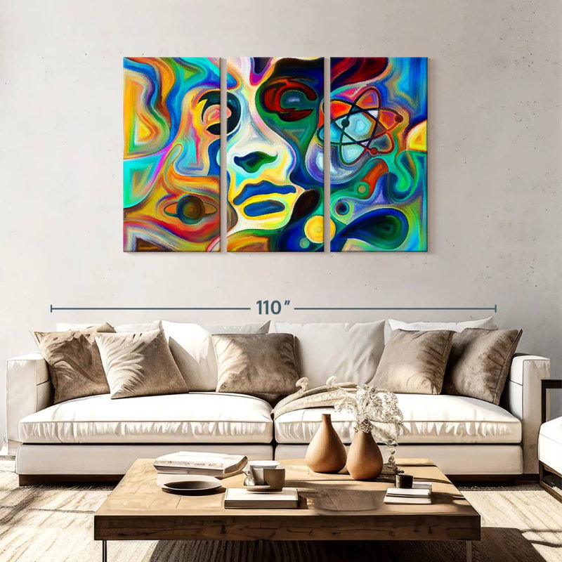 Avery Abstract Galaxy, 48" H x 74" W