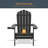 HIPS Folding Adirondack Chair Weather Resistant-70043961