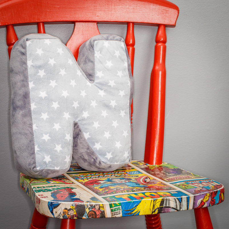 Georgijs Alphabet Letter Cushion N