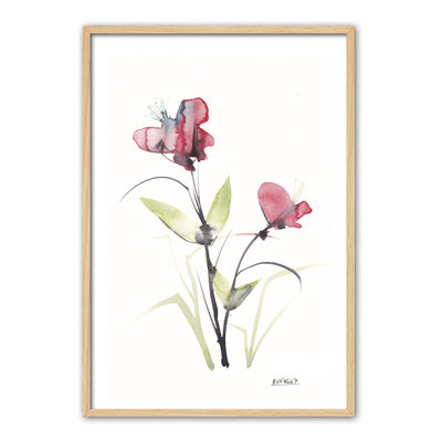 Nature Poppies 1 Piece Single Picture Frame Painting