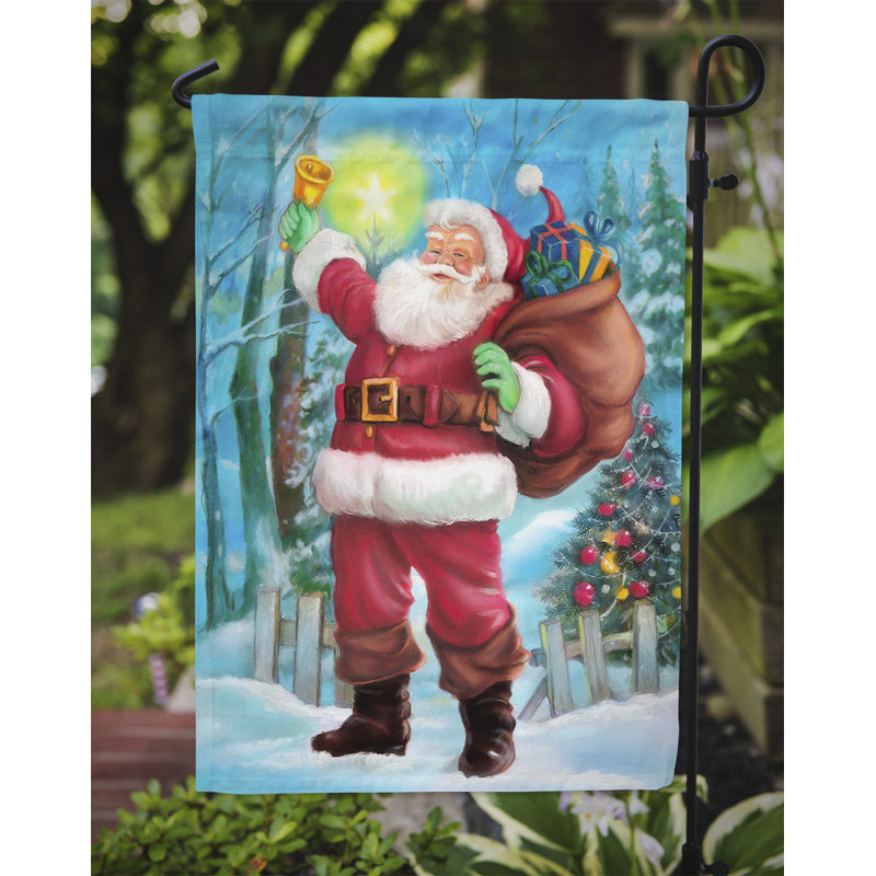 Double Sided Polyester Christmas Garden Flag, 15" H  x 11" W