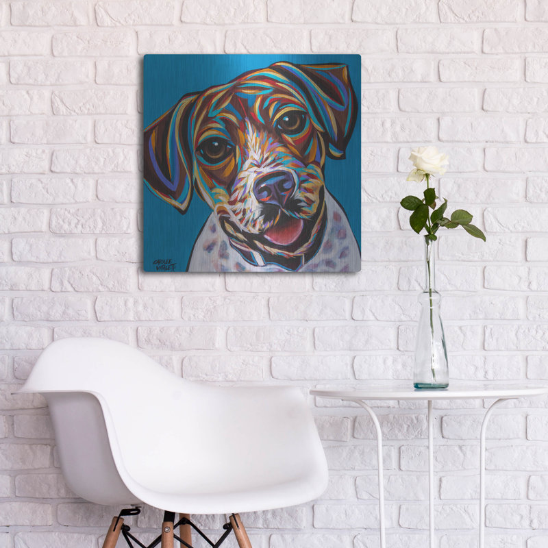 «Dog Besties 1» par Carolee Vitaletti, H 24 po x l 24 po