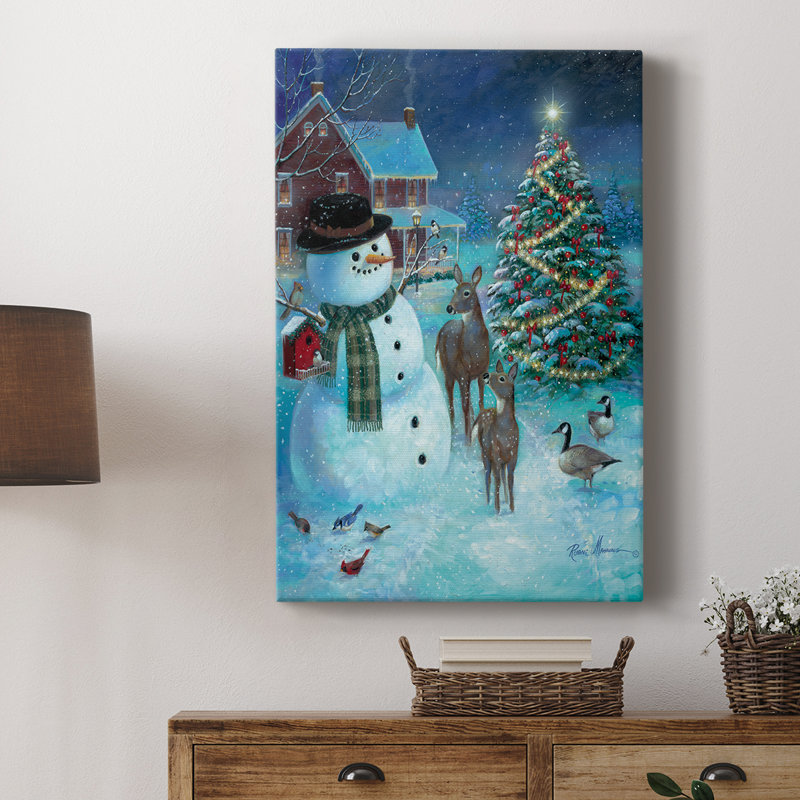 Frosty and Friends - Gallery Cavas sur mesure, H 60 po x l 40 po