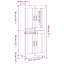Richbell 69.5cm Sideboard-327213683