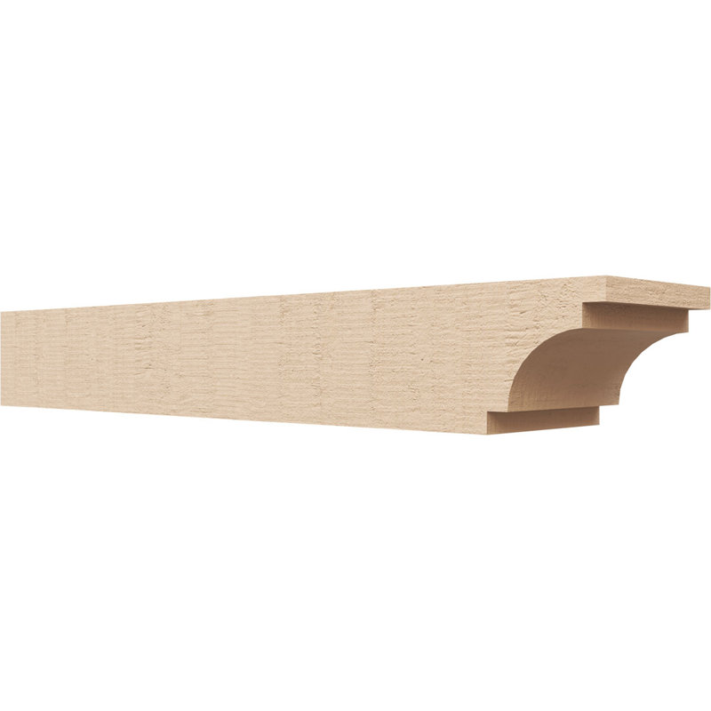 Bois de méditerranée TimberThane Ra partier, brun clair apprêté, H 4 po x l 28 po x P 6 po