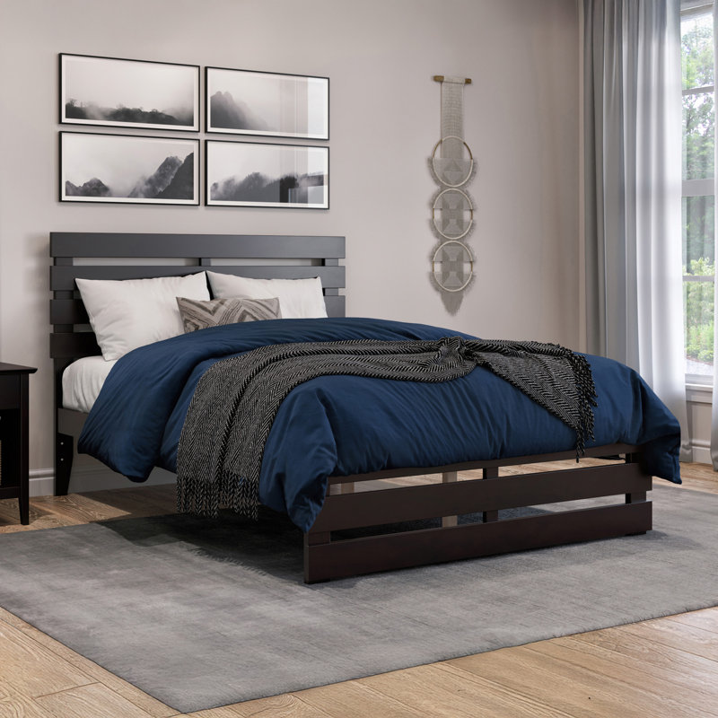 Jaqson Slat Bed, Full / Double, Espresso