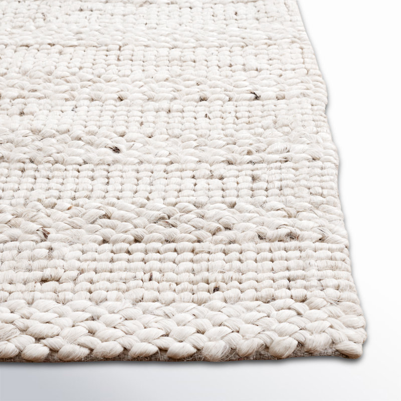 Eco-Smart Hand-Woven Bleach Area Rug, Rectangle 6' x 9'