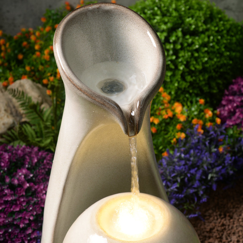 Fontaine en céramique avec lumière Marta