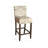 Vioria Upholstered Counter Stool with Solid Wood Frame-1009476602-990893181