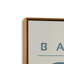 «Blue Retro Bauhaus», affiche sur toile encadrée-855264143-863464640-863464650