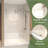 44-48-inch Brushed Nickel Stainless Steel Frameless Sliding Shower Door-124032248