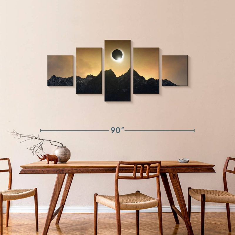 Spectacular Solar Eclipse, 36" H x 80" W