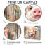 Portrait de cochon à la grange - décoration murale cochon-452554366-452554362
