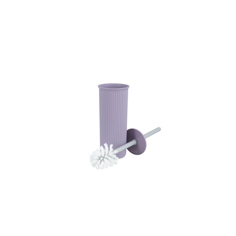 Brosse de toilette nervurée 15 po, Lilas