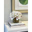 Orchids Arranged in Bamboo-Filled Glass Vase-1508589933